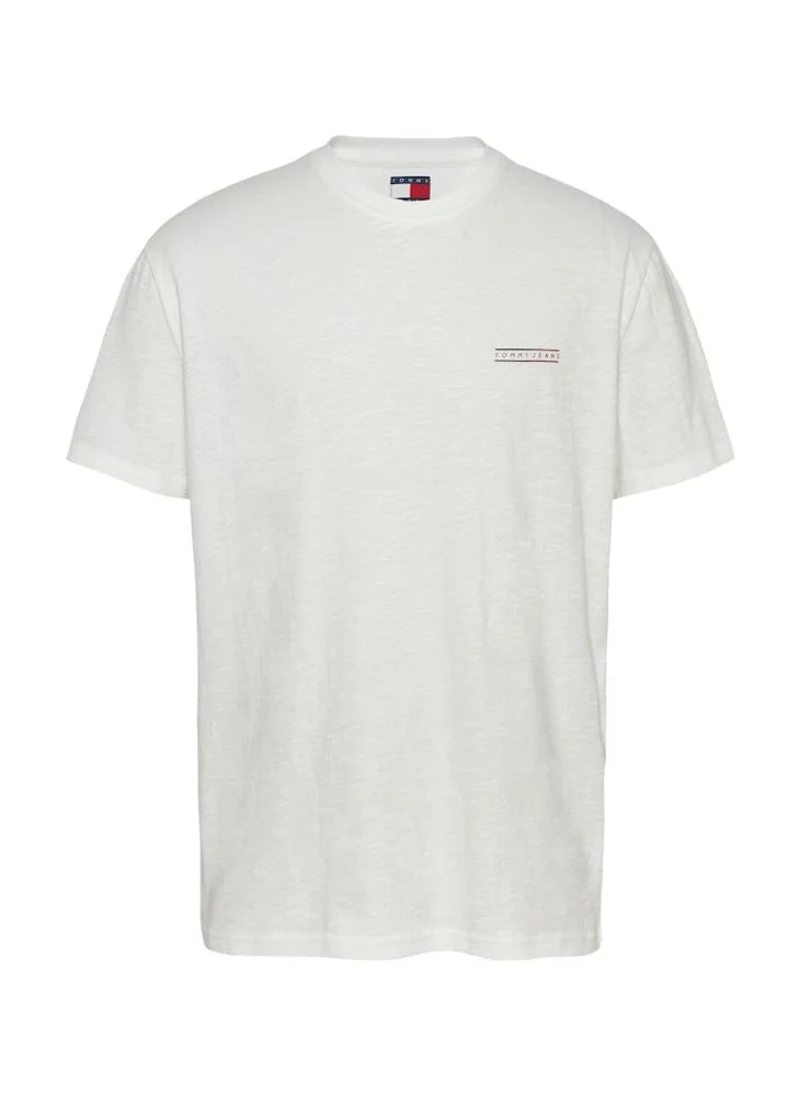 TOMMY JEANS Regular Fit Graphic Slub T-Shirt