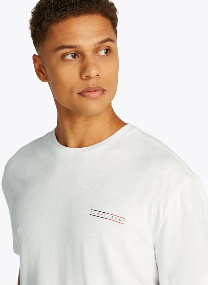 TOMMY JEANS Regular Fit Graphic Slub T-Shirt