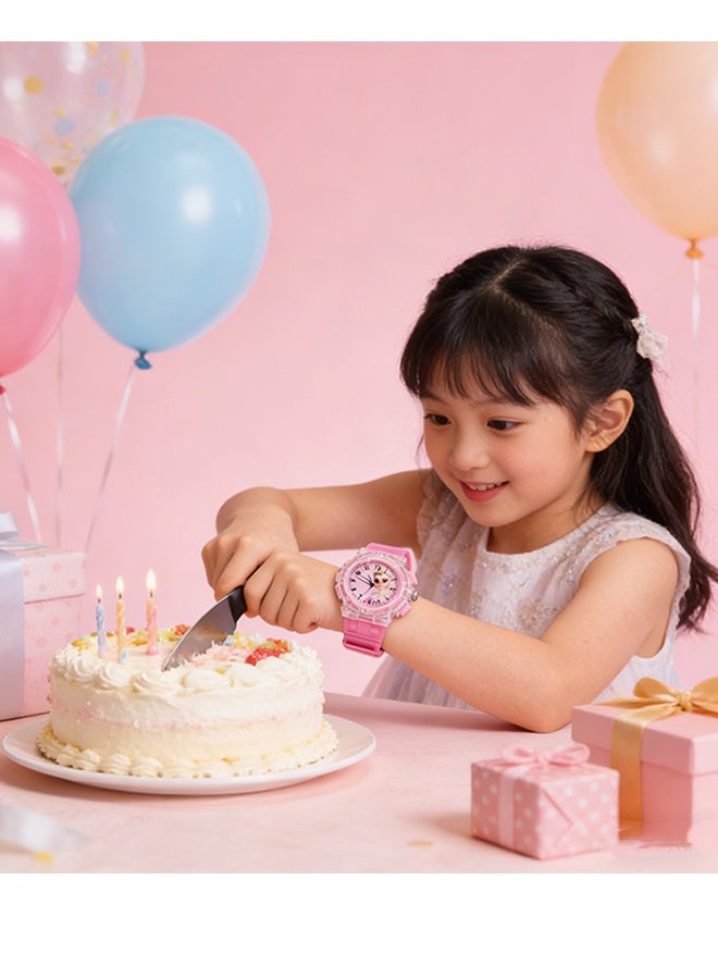 Happy D Frozen Elsa Girls' Watch, Children's Cartoon Digital Watch, Kids' Colorful Glowing Cartoon Quartz Watch with Box - Image 4