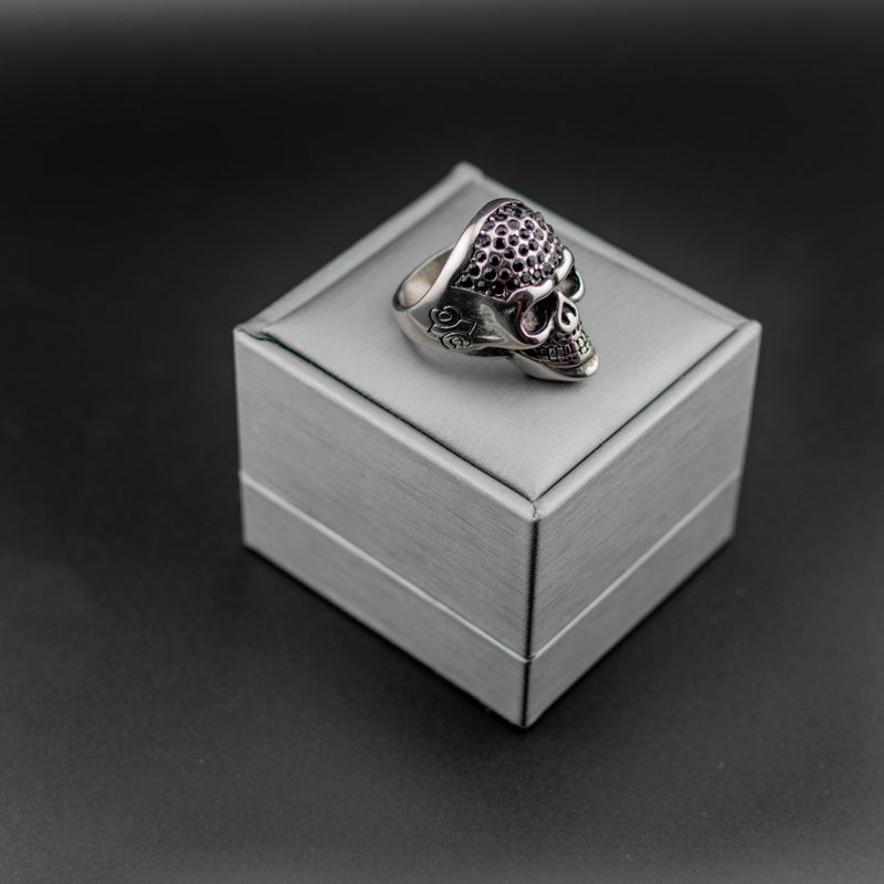 Silver Stainless Steel Ring For Him - Size 9 - Image 2