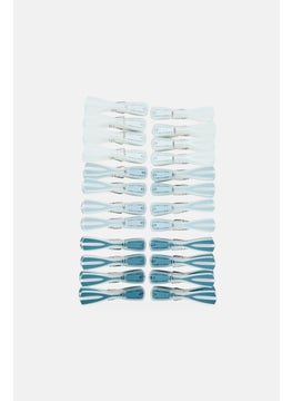 YOTO 24 Pcs Clothes Pegs, Multicolor  - Image 1