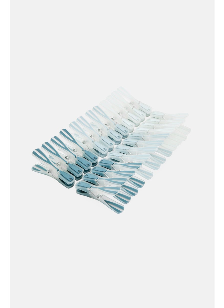 YOTO 24 Pcs Clothes Pegs, Multicolor  - Image 2