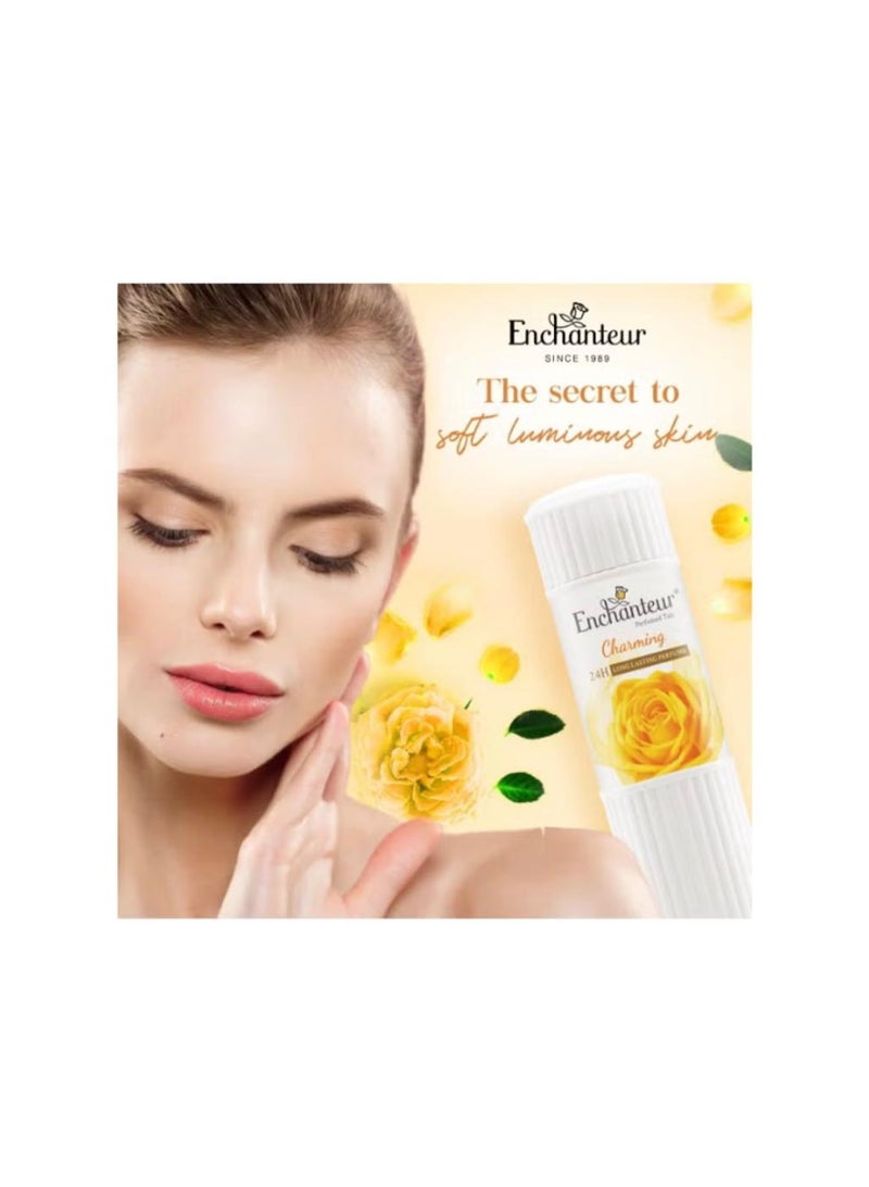 Enchanteur Charming Scented Talcum Powder for Body, 125g - Image 2