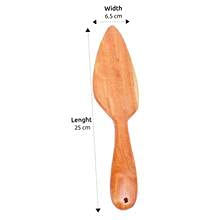looms & weaves - Neem Wood Cake Server - 1 Pc - Image 3