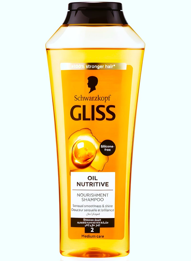 Schwarzkopf GLISS OIL NUTRITIVE NOURISHMENT SHAMPOO 400ml