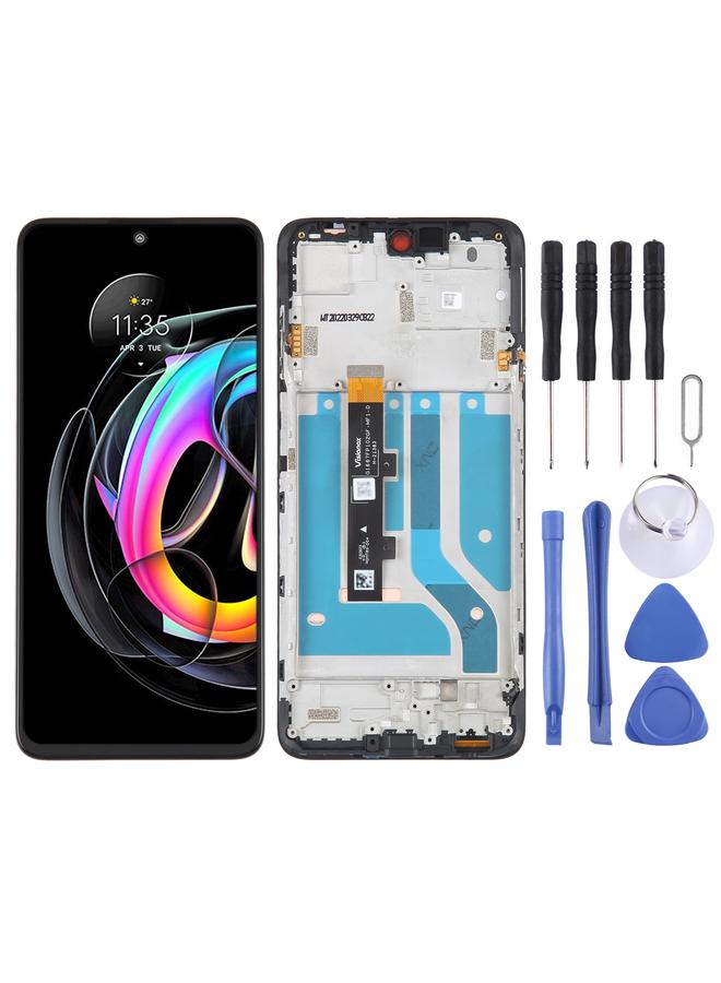 erorex Replacement Original OLED LCD Screen For Motorola Edge 20 Fusion / Edge 20 Lite Digitizer Full Assembly with Frame - Image 1