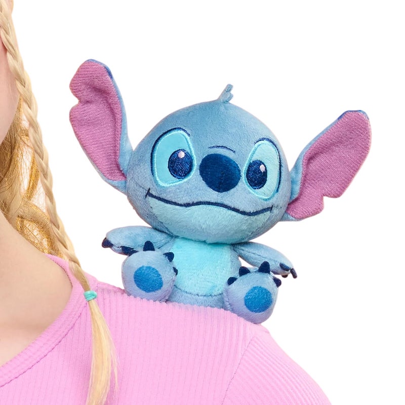 Disney Lilo & Stitch Perch'd Stitch Shoulder Plush Toy (10.16 cm, Blue) - Image 3