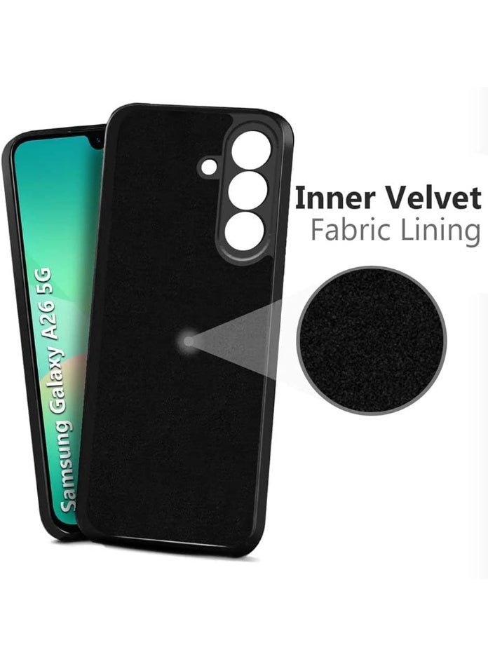Houmt Samsung Galaxy A26 5G Case Soft Liquid Silicone with Microfiber Lining Galaxy A26 Cover Slim Shockproof Protective Case for Samsung Galaxy A26 2025 - Image 2