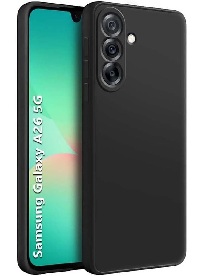 Houmt Samsung Galaxy A26 5G Case Soft Liquid Silicone with Microfiber Lining Galaxy A26 Cover Slim Shockproof Protective Case for Samsung Galaxy A26 2025 - Image 1