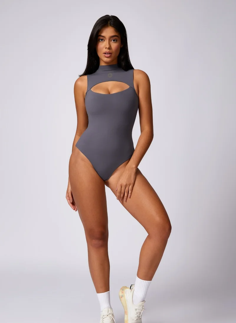 KAWN.YOGA Womens Sleeveless High-Neck Bodysuit