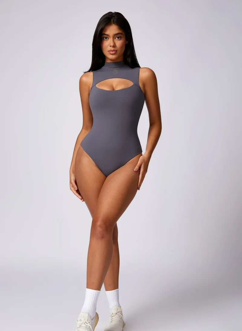 KAWN.YOGA Womens Sleeveless High-Neck Bodysuit