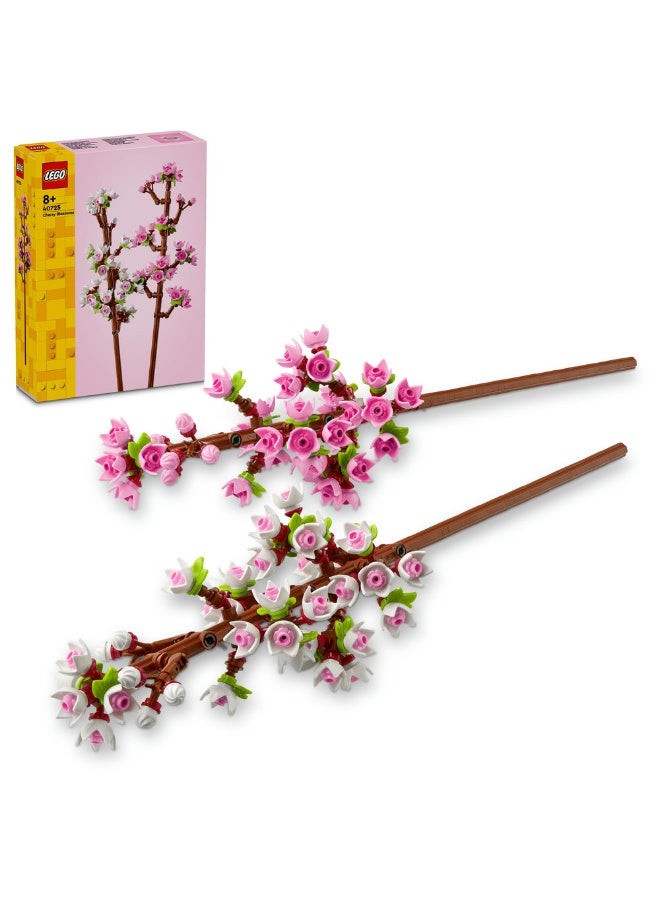 LEGO Botanicals Cherry Blossoms, Faux Flowers Set 40725 (Age 8+, 430 Pieces) - Image 1