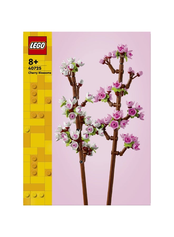 LEGO Botanicals Cherry Blossoms, Faux Flowers Set 40725 (Age 8+, 430 Pieces) - Image 2