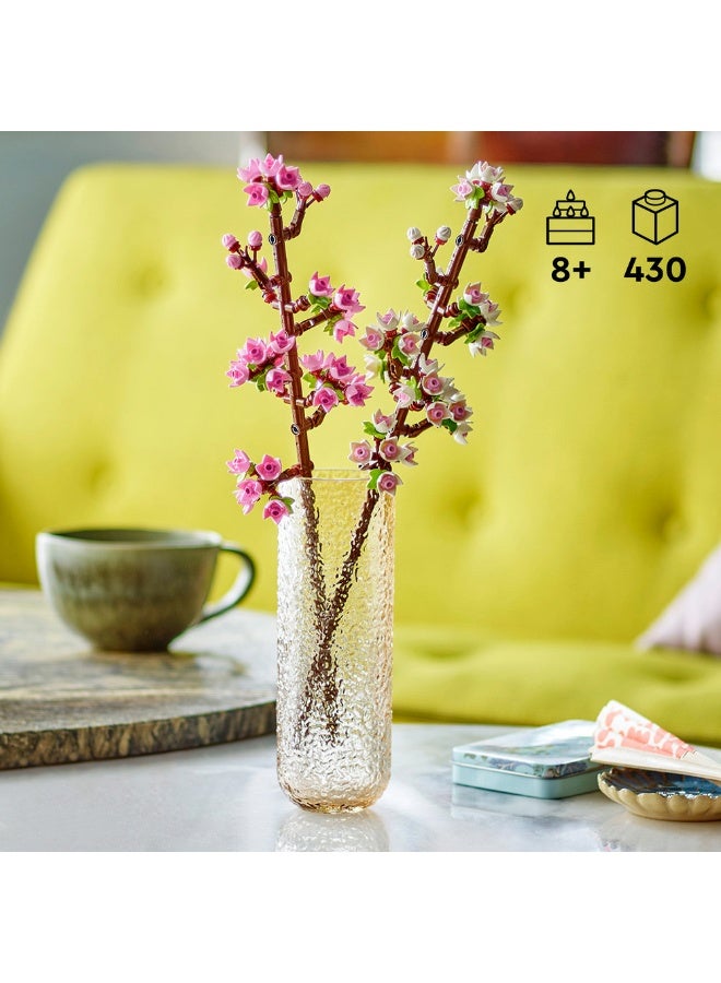 LEGO Botanicals Cherry Blossoms, Faux Flowers Set 40725 (Age 8+, 430 Pieces) - Image 3