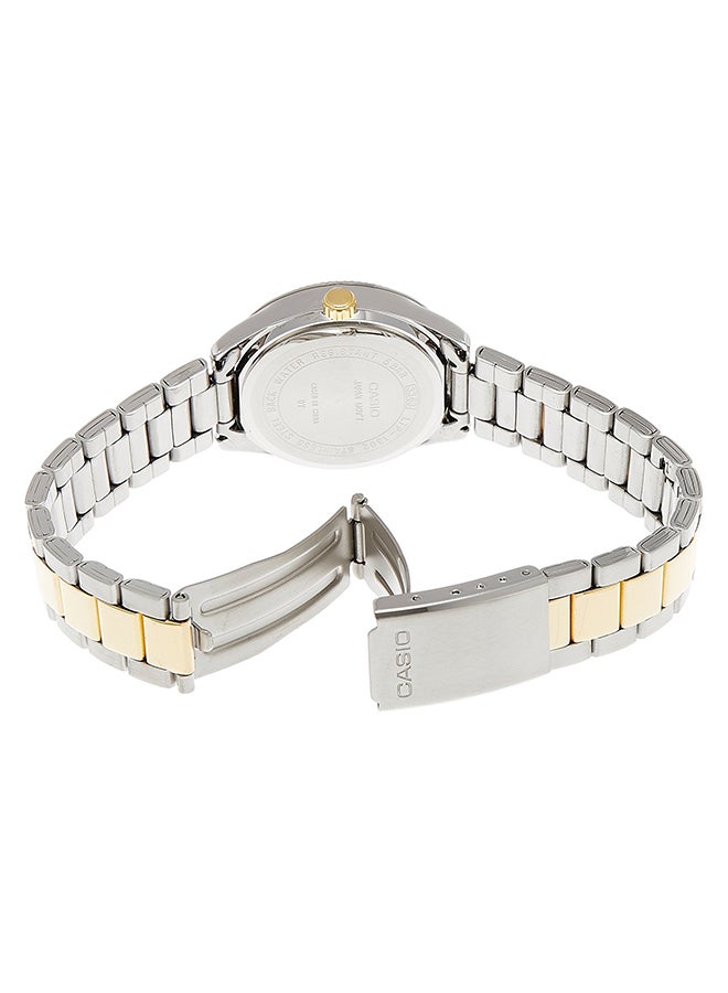 CASIO Women Water Resistant Stainless Steel Analog Watch Ltp 1302SG - 7A - Image 2