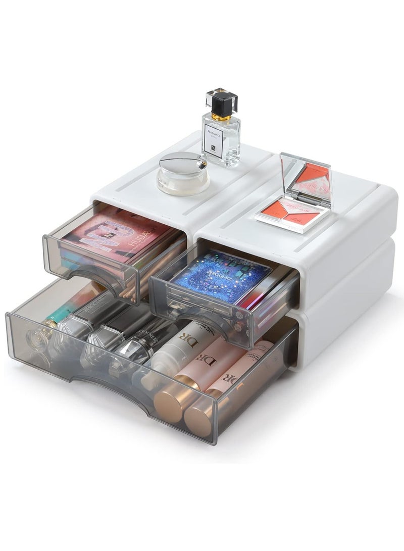 CityRiya-Long Desk Organizers and Storage, Desktop Organizer, Pen Holder, Desk Storage Box, Office Paper File Rack Holder, Makeup Organizer, Cosmetic Storage Case, Stationery Supplies Storage Rack for Home/Office/School - Image 1