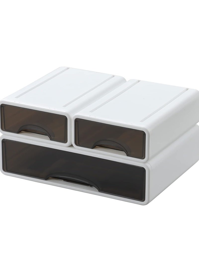 CityRiya-Long Desk Organizers and Storage, Desktop Organizer, Pen Holder, Desk Storage Box, Office Paper File Rack Holder, Makeup Organizer, Cosmetic Storage Case, Stationery Supplies Storage Rack for Home/Office/School - Image 5