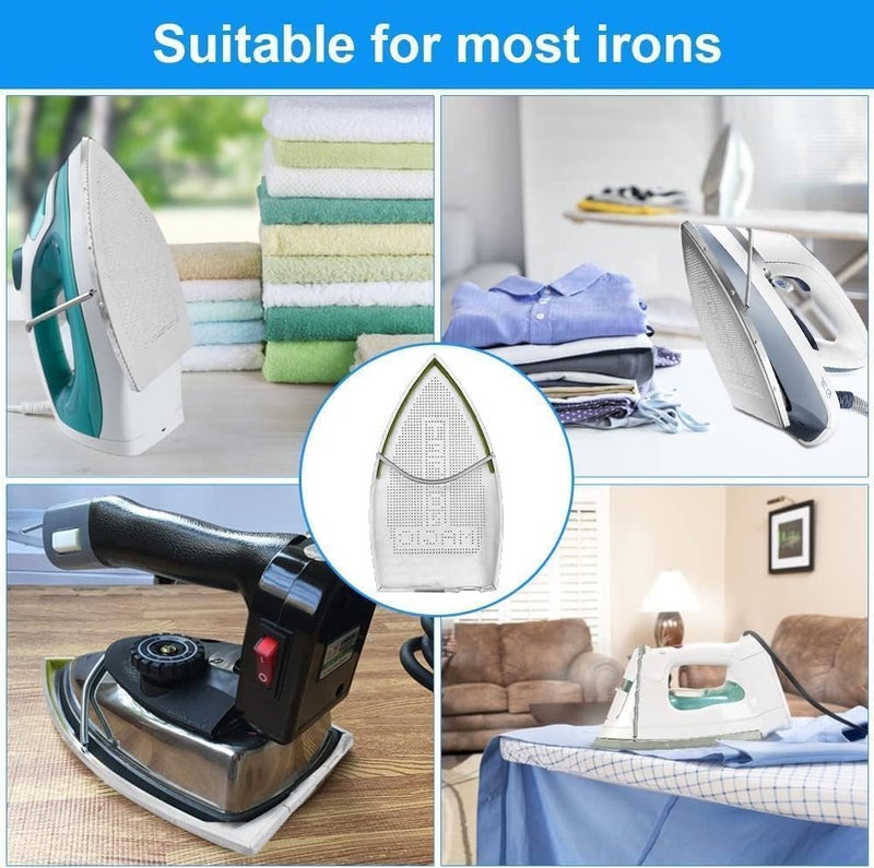 SWIUKPHE Iron Cover, Non Stick Iron Shoe, Aluminum Ironing Cover Aid Board, Teflon Magic Iron Plate Cover, Fits Most Irons, Protect Your Clothes Fabric and Your Iron - Image 3