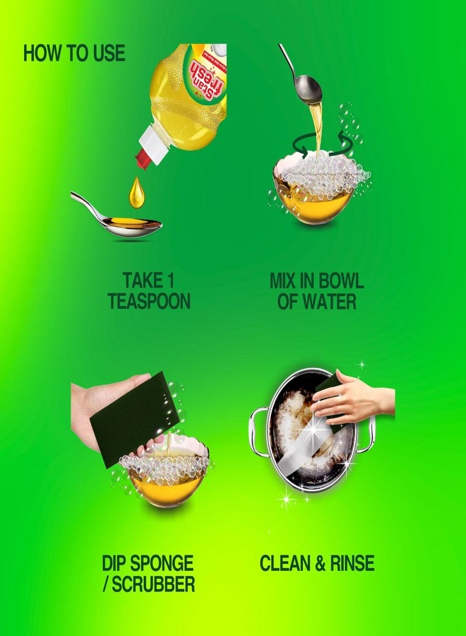 Stanfresh | Anti - Germ Dishwash Gel | Lemon Neem | 500ml Pack Of 3 - Image 4