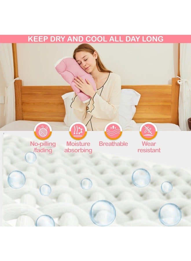 Aissiora Pregnancy Pillow for Sleeping Maternity Pillow Maternity/Pregnancy Body Pillow Support for Back, Legs, Belly, HIPS of Pregnant Women, Detachable and Adjustable Soft Pregnancy Body Pillow - Image 5