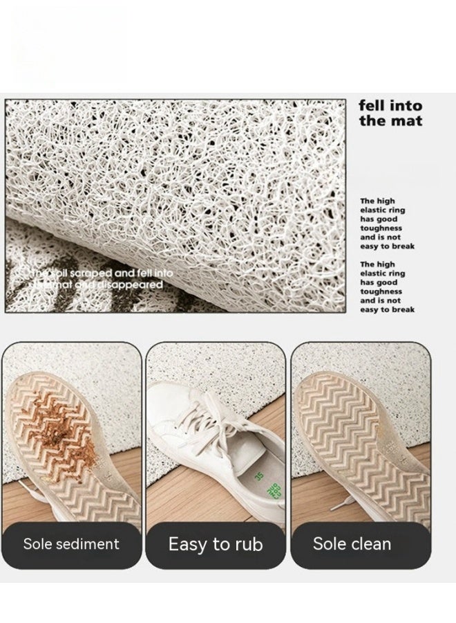 SHABILI Welcome Mats for Front Door 50cm*80 cm，Durable Non Slip Backing Floor Mat， Ultra Absorb Mud Easy Clean Entry Door mat for Indoor High Traffic Areas Outdoor Entryway Rug  - Image 5