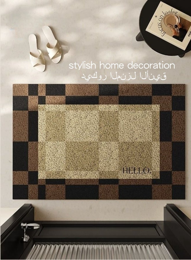 SHABILI Welcome Mats for Front Door 50cm*80 cm，Durable Non Slip Backing Floor Mat， Ultra Absorb Mud Easy Clean Entry Door mat for Indoor High Traffic Areas Outdoor Entryway Rug  - Image 3