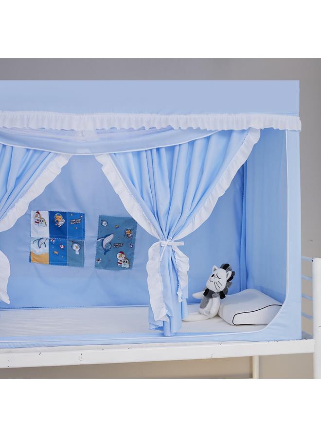 Bluejw Wholesale Female Student Mosquito Net Bed Curtain Integrated Bed Curtain Dormitory University All-inclusive Strong Shading Curtain Dormitory Bunk - Image 4