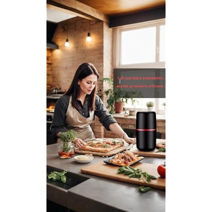 Honwor Electric Coffee  Spice Grinder 150W Stainless Steel Blade 42Oz Large Capacity Powerful  Versatile For Beans Nuts Herbs  Includes Cleaning Brush - Image 4