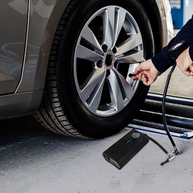 🚗 مضخة إطارات محمولة لزيادة ضغط الهواء بسرعة للسيارات ضاغط هواء فعال - Image 3