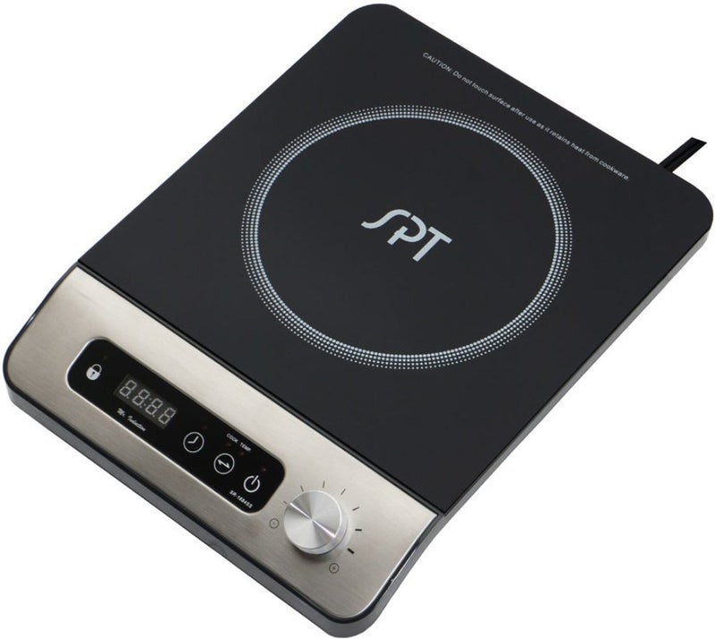 SPT SR-1885SS 1650W Induction Cooktop, Black - Image 1