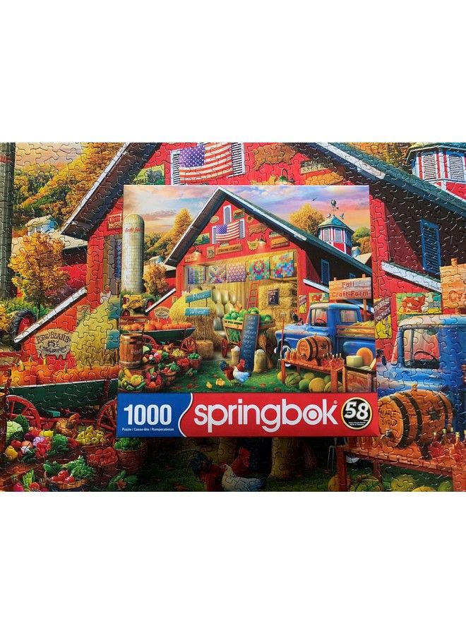Springbok ألغاز 1000 قطعة أيام ذهبية مصنوعة في الولايات المتحدة - Image 4