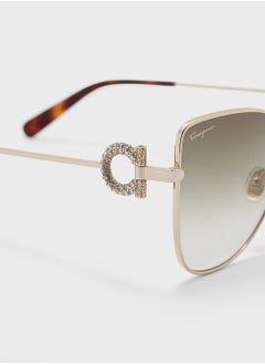 FERRAGAMO Cat Eye Oversized Sunglasses  - Image 3