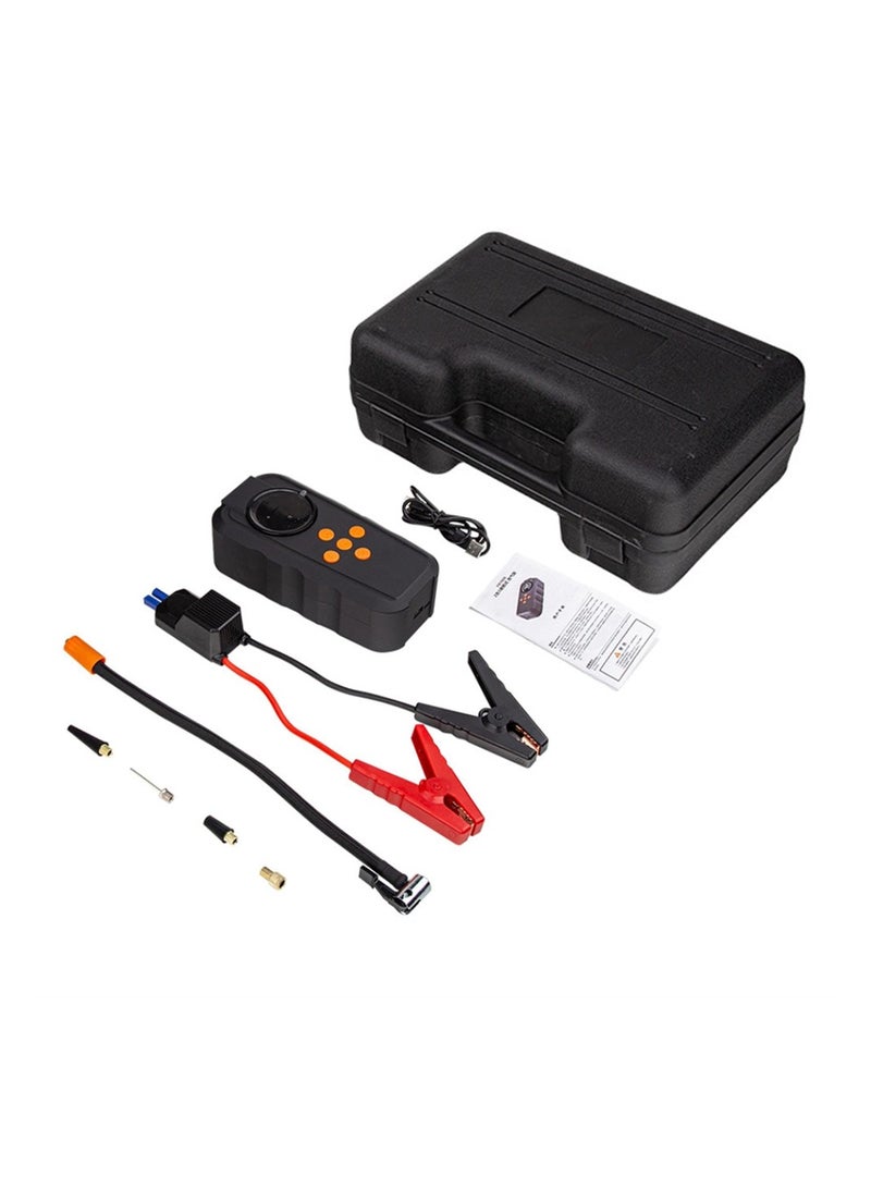 SYOSI Jump Starter, Power Pack Quick Inflation Jump Start Battery Pack for Car Motorcycle E-bikes, 12V LED Full Screen Display  - Image 5