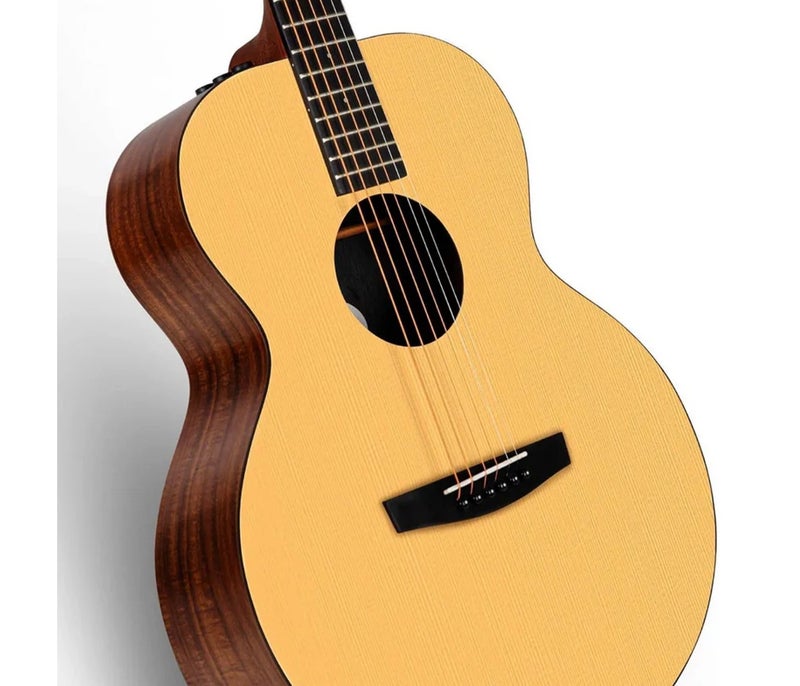 Enya Grand Auditorium Acoustic Guitar - Natural - Image 2