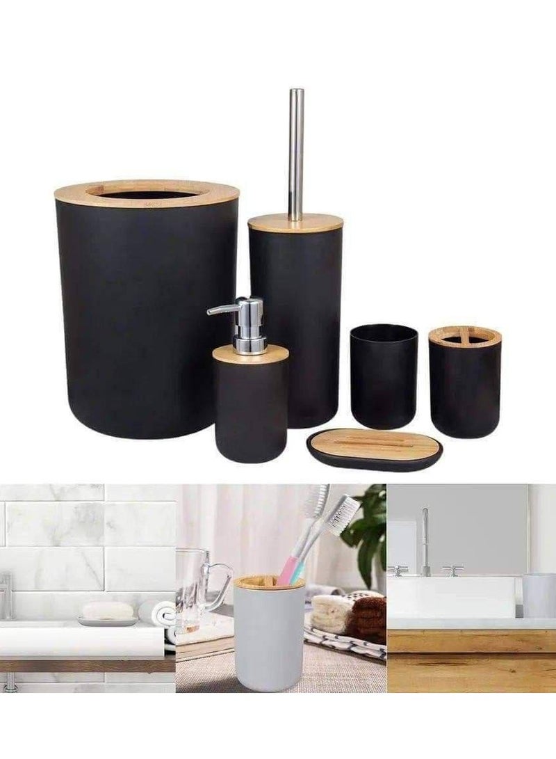 ماركة غير محددة طقم حمام كلاسيك خشب 7 قطع  F  - Image 2