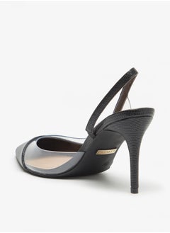Celeste Women's Textured D'Orsay Stilettos with Back Strap  - Image 3