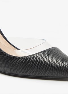 Celeste Women's Textured D'Orsay Stilettos with Back Strap  - Image 5