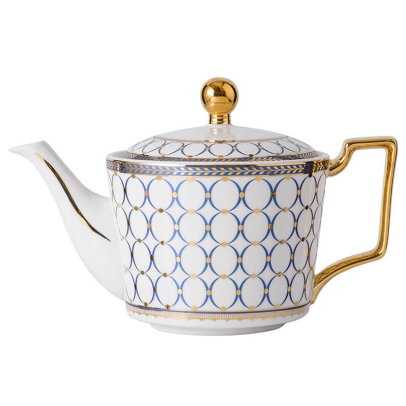 CWLWGO Royal TeapotEuropean style Ceramic Tea Pot Blooming Loose Leaf Teapot 24 OunceNot included Removable Stainless Steel Infuser