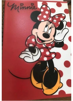 Mynote Minnie Mouse 60 Sheets Checkered Notebook 60123-K