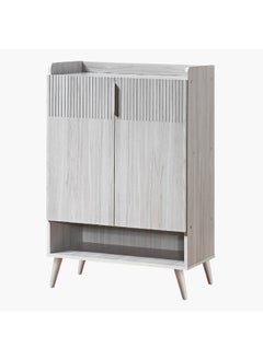 Home Box خزانة أحذية إلموود 15 زوج مع أبواب 2 34 × 110 × 73 سم  - Image 4