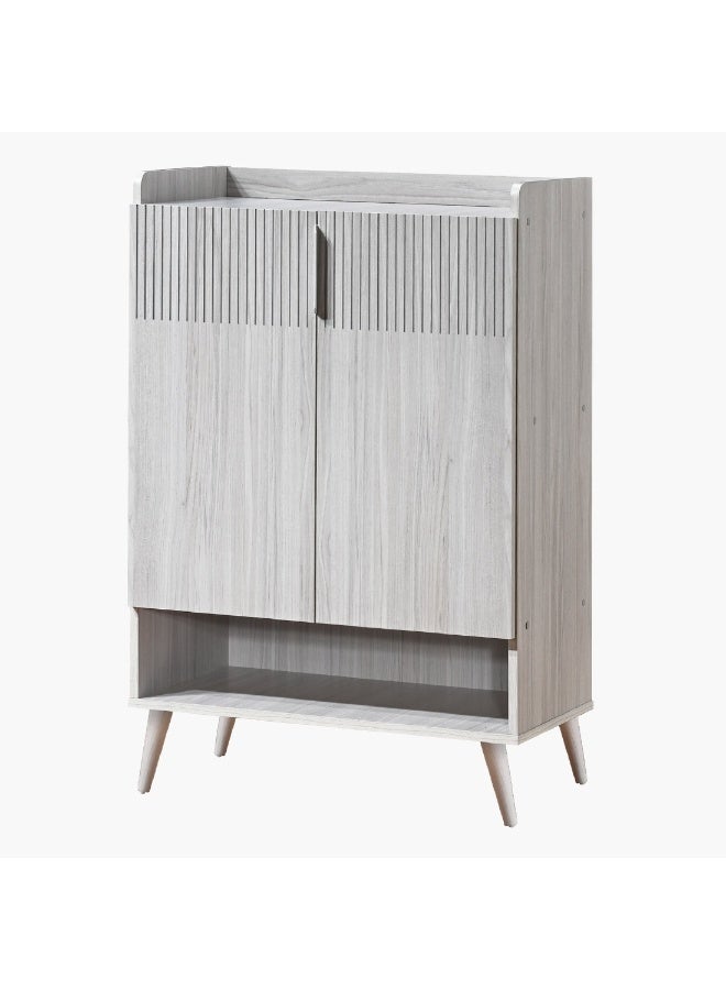 Home Box Elmwood 15-Pair Shoe Cabinet with 2 Doors 34 x 110 x 73 cm - Image 4