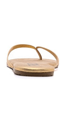TKEES Women's Glitters Flip Flop, Sandbeam, 8 M US - Image 4