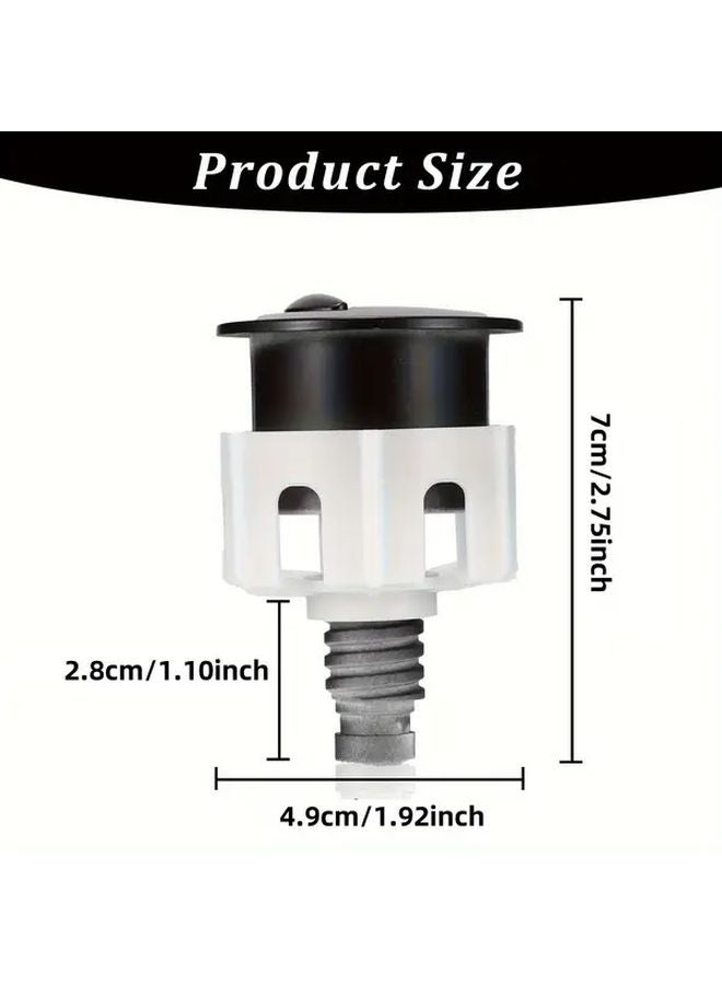 Golden Dual Flush Toilet Button Easy Install Durable Plastic Modern Bathroom Renovation - Image 4