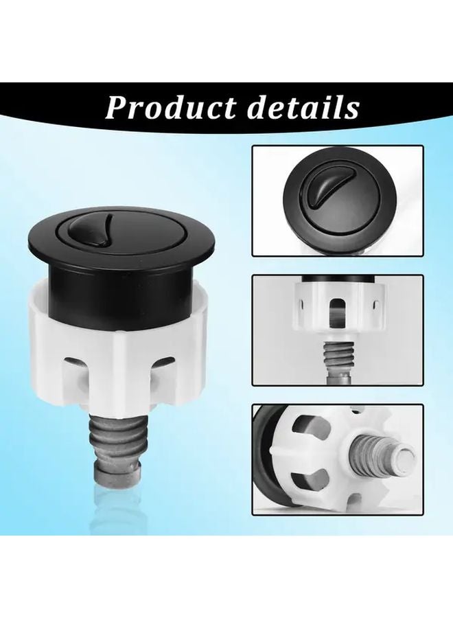 Golden Dual Flush Toilet Button Easy Install Durable Plastic Modern Bathroom Renovation - Image 5