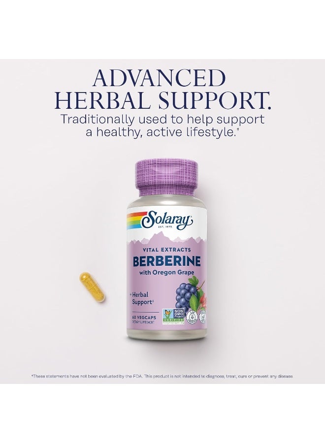 SOLARAY Berberine Root Extract Advanced Formula (60 Vegetarian Capsules) - Image 3