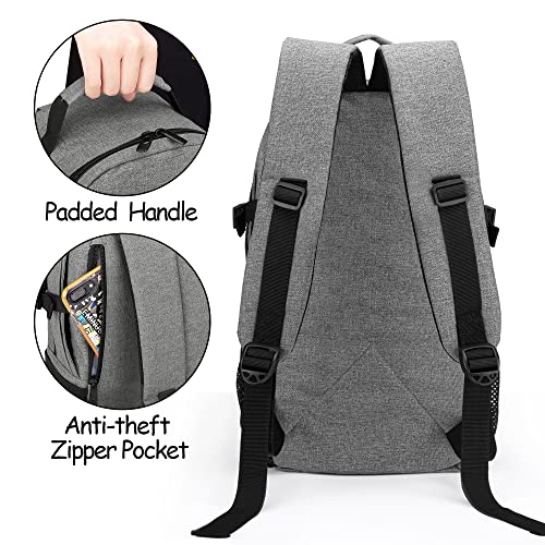CURMIO Oxygen Tank Backpack, Portable Oxygen Cylinder Carrying Bag for Travel, Fits for Tank Size M2, M4/A, ML6, M6/B, M7, M9/C, Patent Design, Gray - Image 4