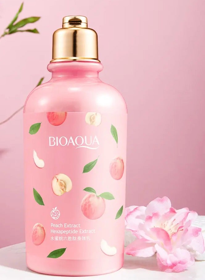 بيو أكوا لوشن الجسم بالخوخ 250 جرام - Image 2