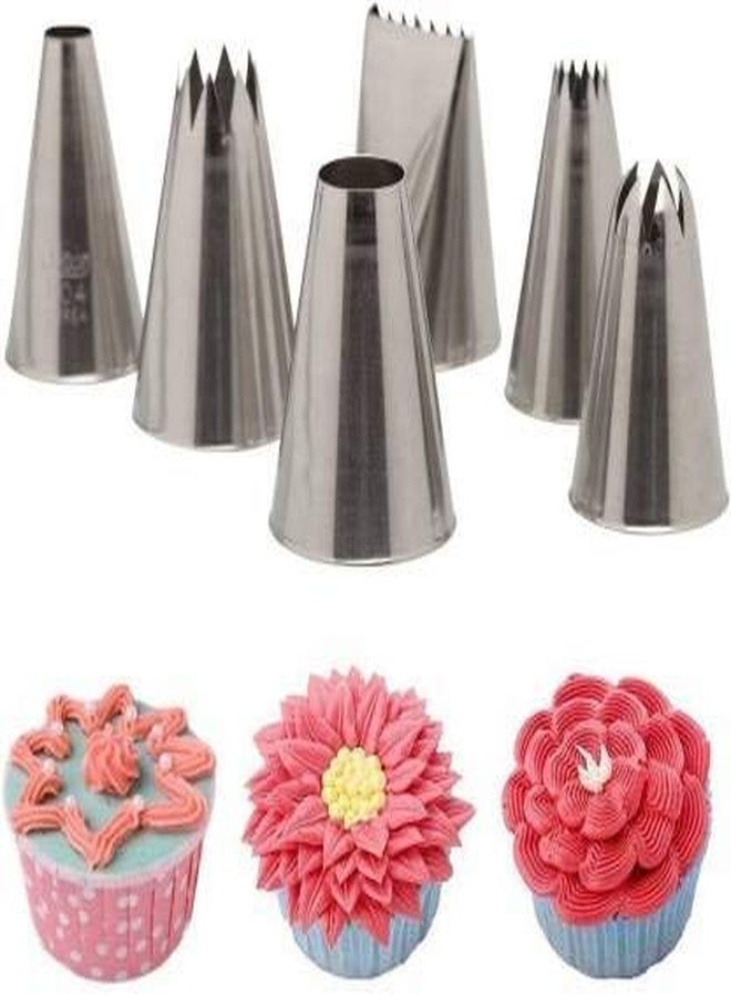 Mass Pro 52 Nozzle Set Cake Decoration Tips Set - 54 Pcs Professional Stainless Steel Piping/Dispenser Nozzle Kit - Image 2