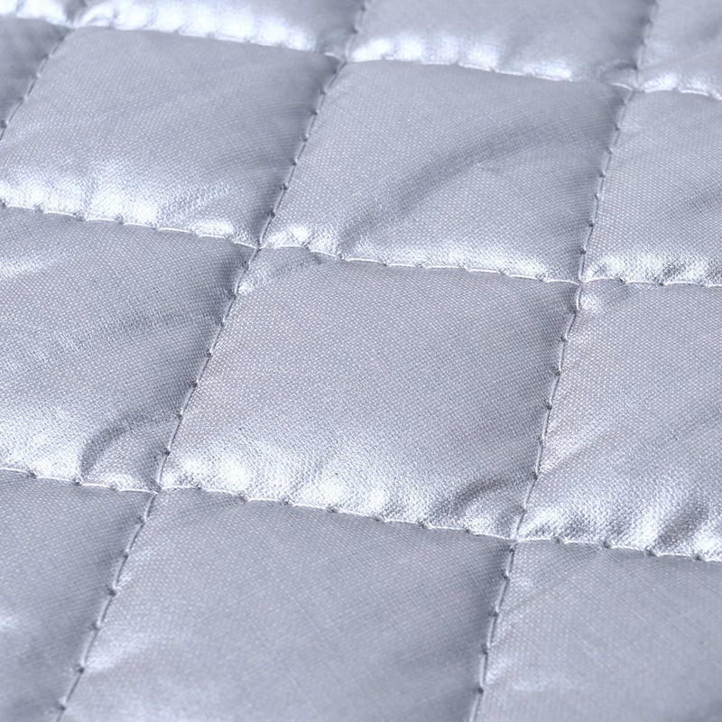 CAKE DECOR CAKE DECOR Silver Coated Extra Long Oven Gloves Heat Resistant for Kitchen Cooking Set of 2 - Image 4
