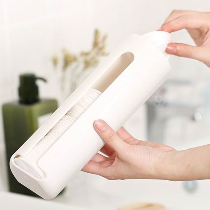 Wall-mounted Storage Box Makeup Cotton Pad Box Bathroom Cotton Pad Container - Image 4